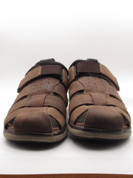 Florsheim Brown Mens Venture Fisherman Sandals Size 12 Adjustable Excellent Cond main image 8